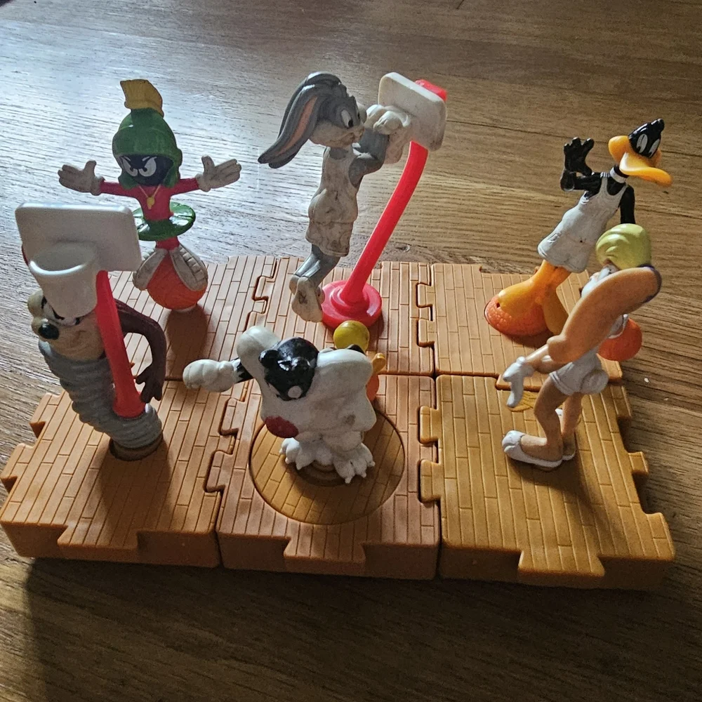 Looney Tunes Space Jam Vintage McDonald's Toys from 1996 Lot of Qty 6